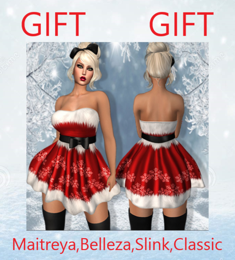 Christmas Short Dress Gift