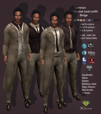 Res_Lorenzo formal outfit and Coat Beige