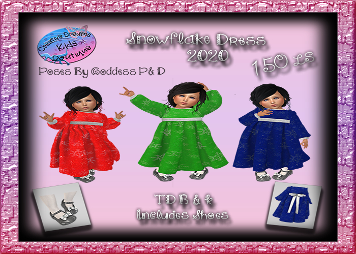 CDKB - Snowflake Dress 2020 Girls (Bag)