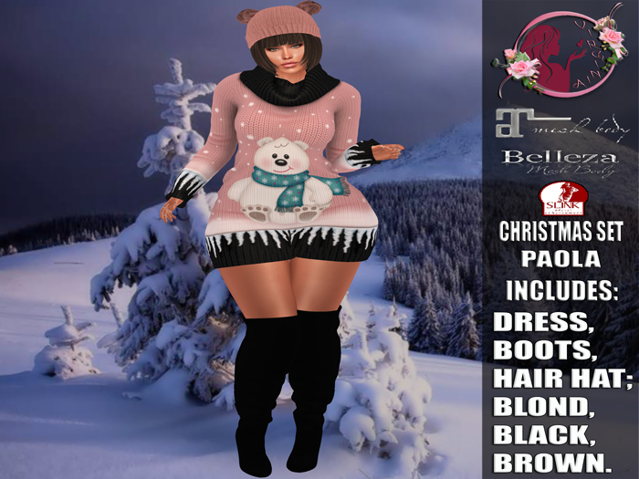 CHRISTMAS SET PAOLA PINK