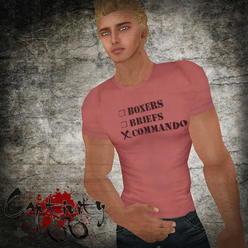 [Captivity Co.]--Commando T-Shirt ~Red