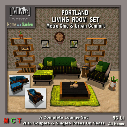 [MMc] Portland Living Room Set (Complete)