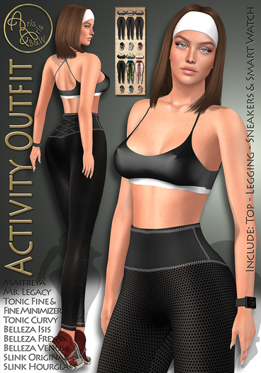 ***ArisArisB&W~AlCo22~Activity Outfit~HUD(ADD)