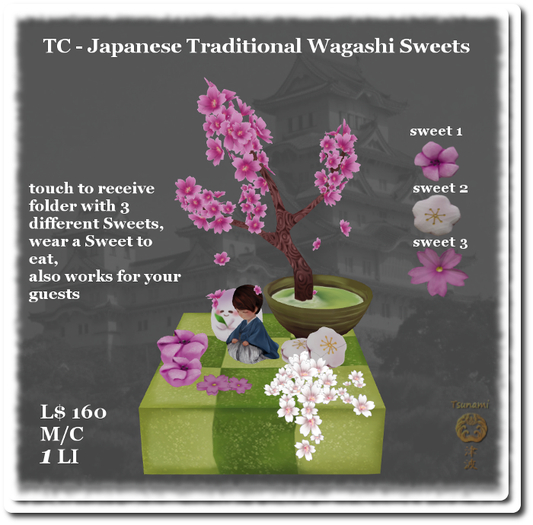 TC - Japanese Traditional Wagashi Sweets