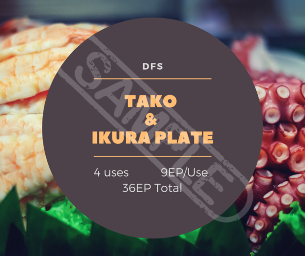 TEXTURE DFS Tako & Ikura Plate