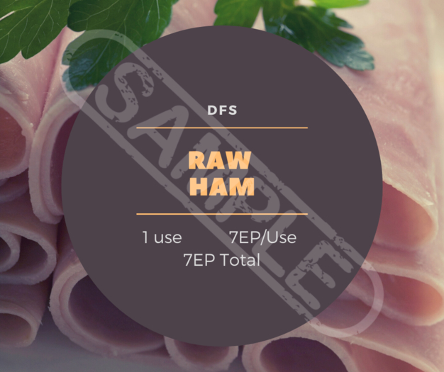 TEXTURE DFS Raw Ham