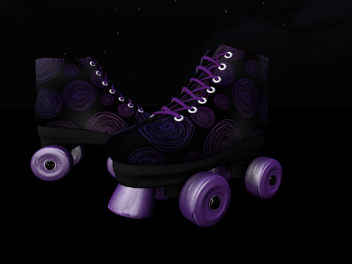 MetallicSwirls Roller Skates L$150