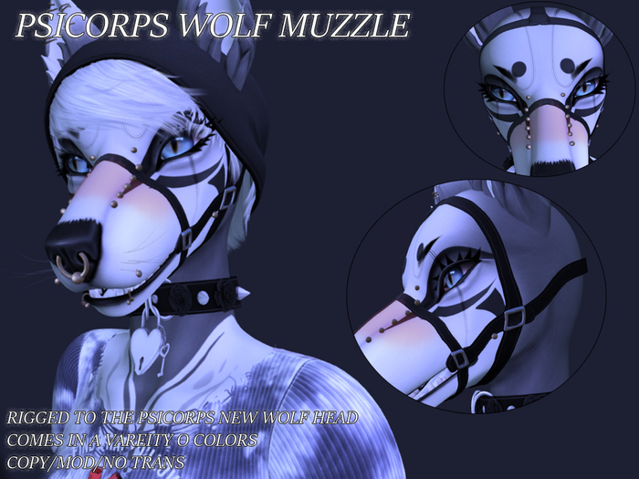 NS Psicorp wolf muzzles