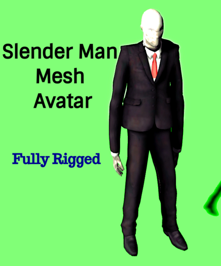 Slender Man Mesh Avatar