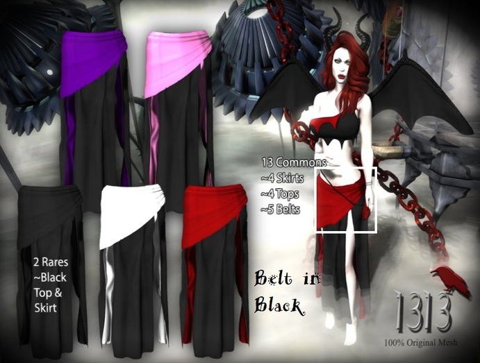 (*<*) 1313 Malifae Belt - Red