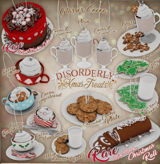 DISORDERLY. / XMAS TREATS / MINT MOCHA CHRISTMAS ROLL / RARE