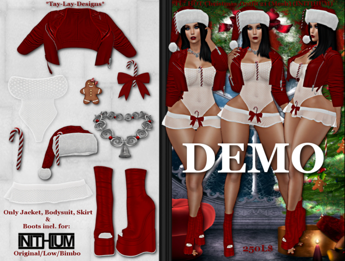 *Tay-Lay-Designs* HOT Christmas-Outfit 21 (Mesh) (INITHIUM)DEMO