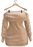 BUENO-Lexi Sweater Dress-Cream