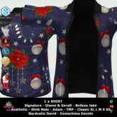 Merc - Open Shirt - Christmas Decor #2 - Most Fits Mens