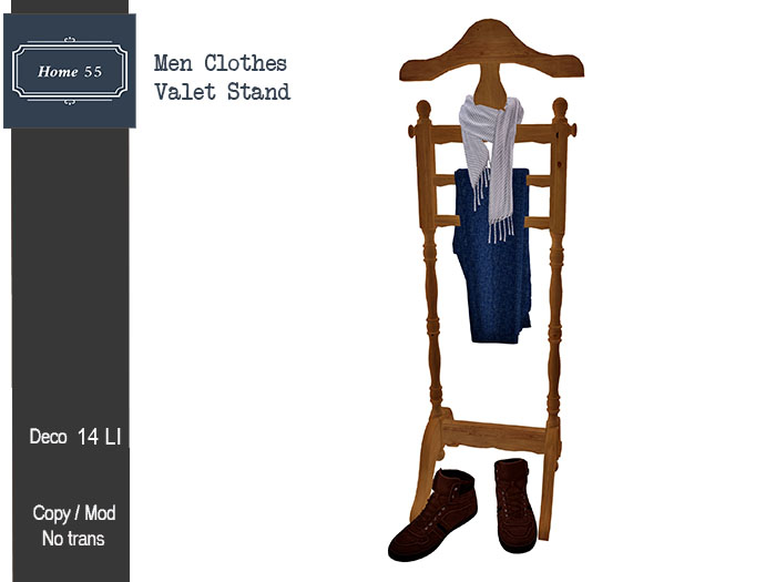 HOME 55 -  Men Clothes Valet Stand (Add to Unpack)