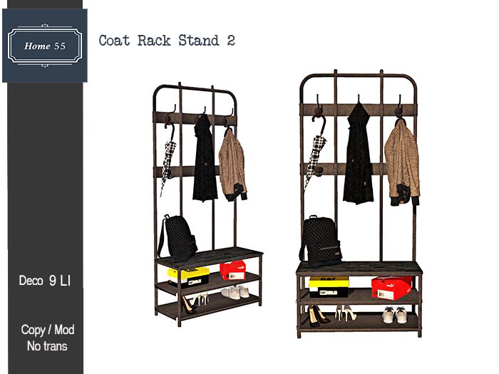 HOME 55 -  Coat Rack Stand 2 