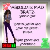 Bolero Jacket Purple