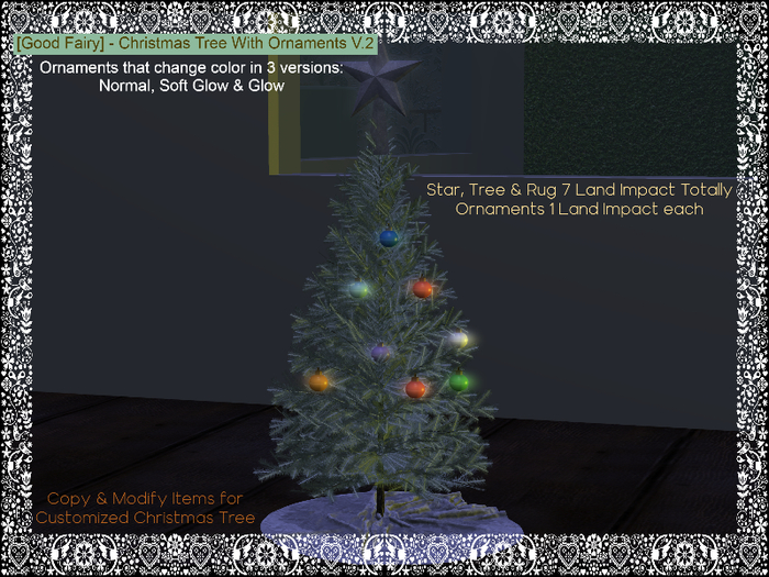 [Good Fairy] - Christmas Tree & Ornaments V.2