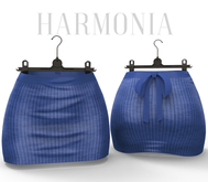 Blue Wool Skirt