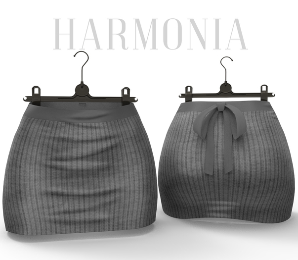 Grey Wool Skirt