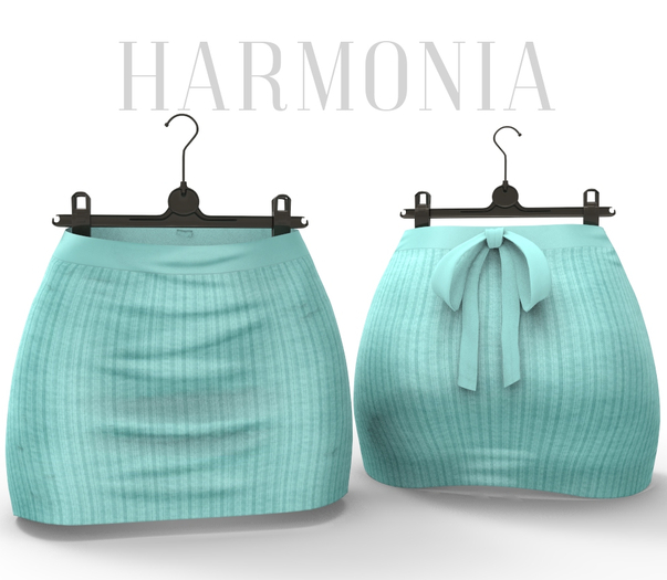 Mint Wool Skirt