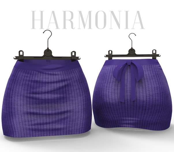 Purple Wool Skirt