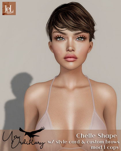 UNORDINARY- Chelle LeLutka Shape for Lelutka Evolution Nova