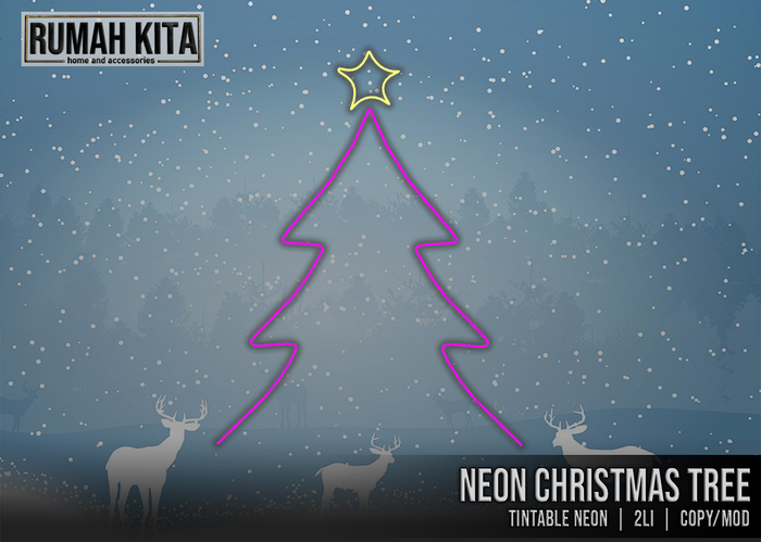 Rumah Kita - Neon Christmas Tree