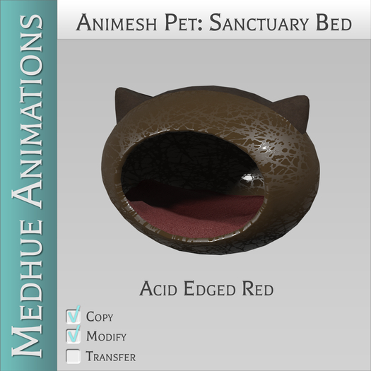 Medhue Sanctuary Bed / AcidRed