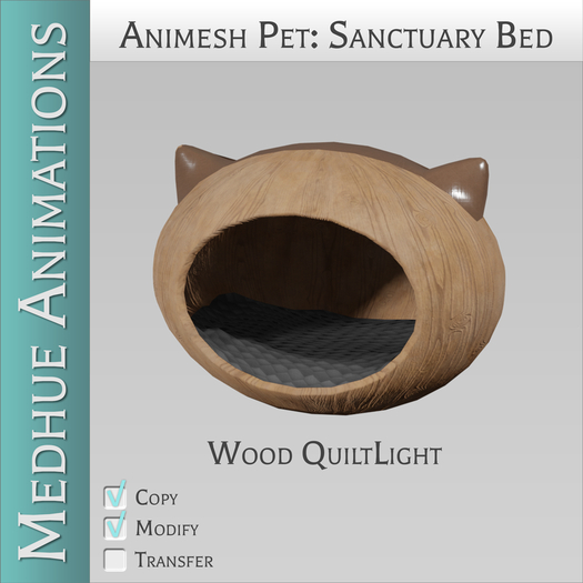 Medhue Sanctuary Bed / WoodQuiltLight
