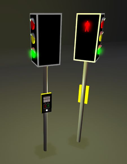 Pedestrian Crossing Traffic Light