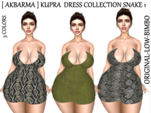 [ AKBARMA ] KUPRA  DRESS COLLECTION SNAKE