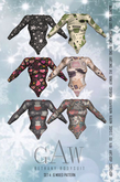 GAW Bethany Bodysuit Mixed Pattern Set-4