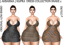 [ AKBARMA ] KUPRA  DRESS COLLECTION SNAKE 2