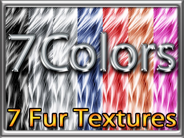 Zoy Texture [ Luxury fur 02 ] Seamless - 7 Colors