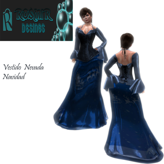 vestido nevada navidad