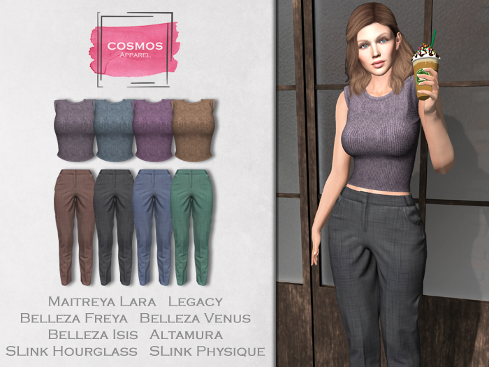 [COSMOS] Greta Top & Gloria Slacks Promo / 4+4 Colors