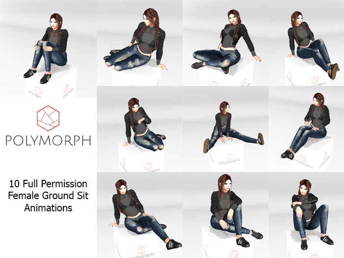 [Polymorph] Female Ground Sits 01 (Full Perm)