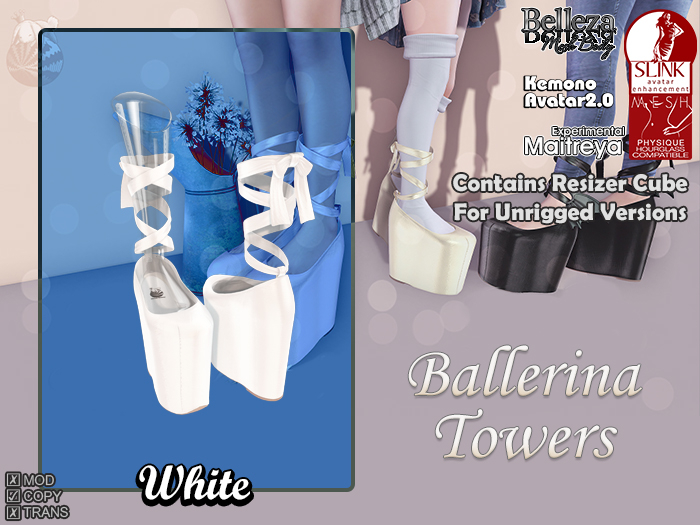 {MB} Ballerina Tower (White)