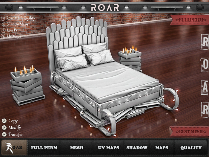 {::ROAR::} Fullperm Bed #2121