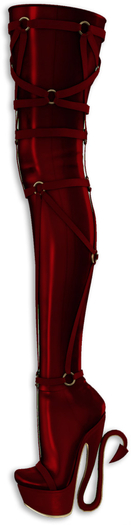 [The Forge] Diablo Boots, Red.