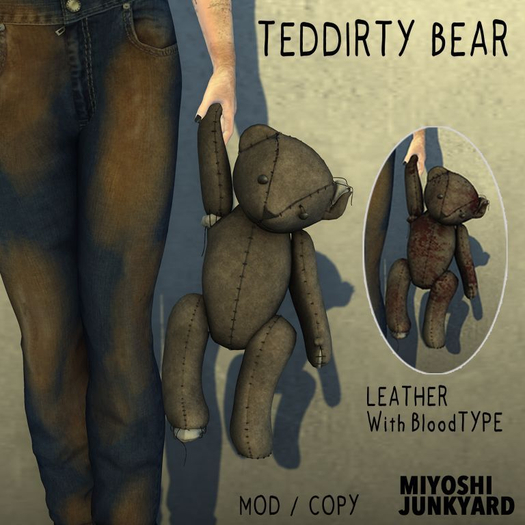 [MJY]Teddirty Bear leather