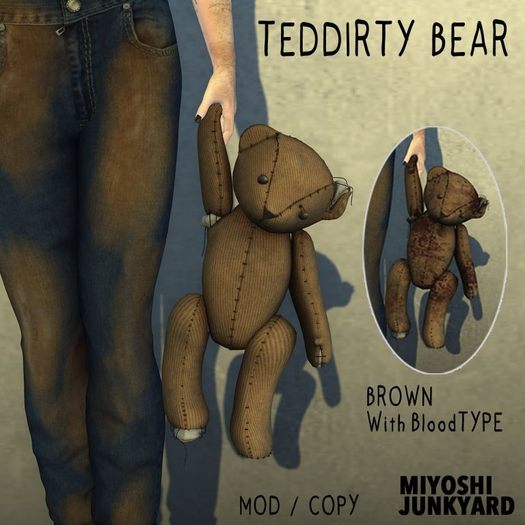 [MJY]Teddirty Bear brown