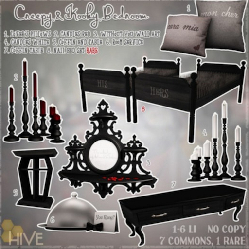 The Hive Creepy & Kooky Nailbed Set RARE