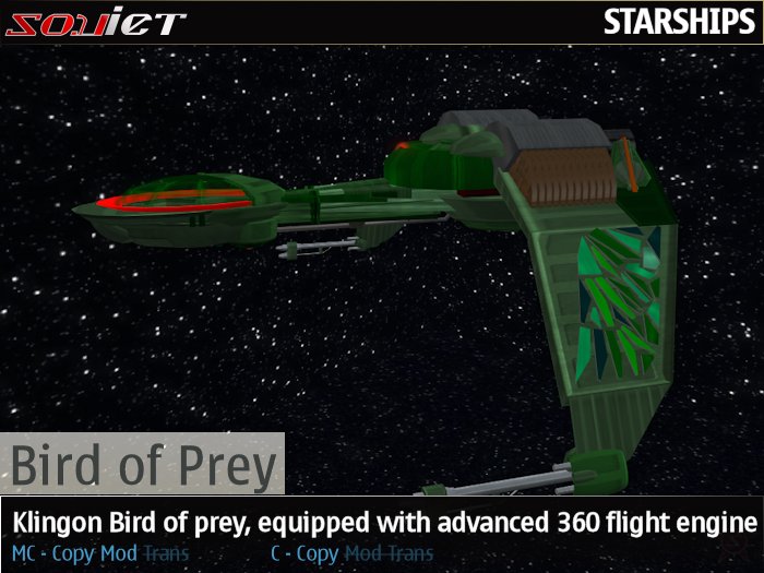 Soviet - Klingon Bird of Prey C