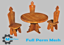 Mesh Place - Medieval Wooden Furniture - Full Perm Mesh