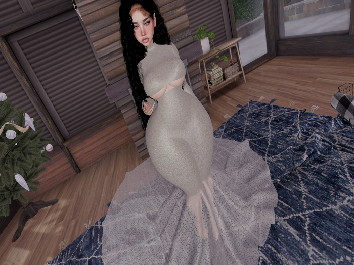 -SC- Kupra Formal Gown - Ivory Lace