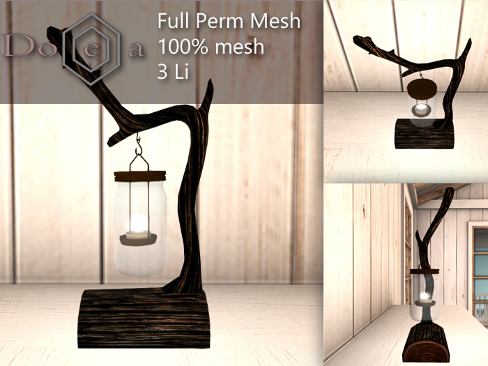 DollellA- Industrial Jar Light Full Perm Mesh