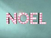 NinaLaure | Light Letters NOEL | Pink