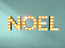 NinaLaure | Light Letters NOEL | Orange